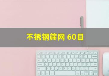 不锈钢筛网 60目